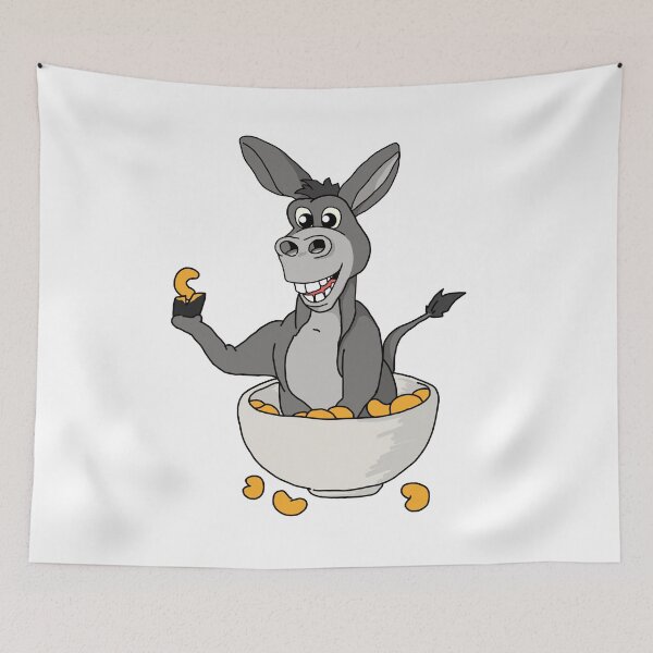 Item preview, Chips eating Donkey sitting in Shell Gift idea for Fun designed and sold by elnino8.