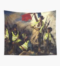 Tela decorativa La libertad guiando a los Gilet Jaunes