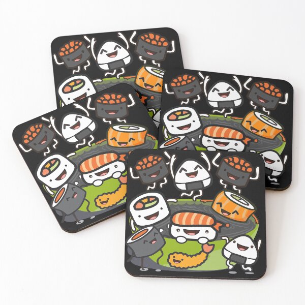 Item preview, Sushi Party (in Black) designed and sold by plushism.