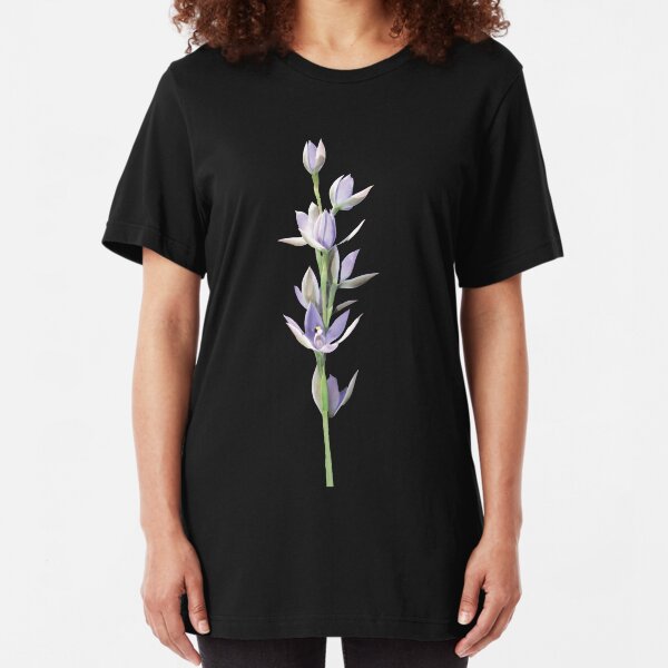 Blue Lady Orchid Slim Fit T-Shirt