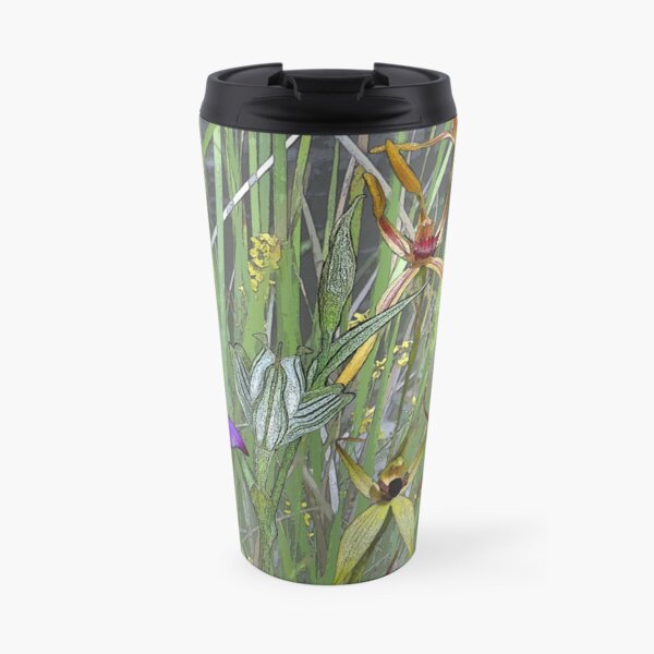 Margaret River Orchids with Grasses Travel Mug