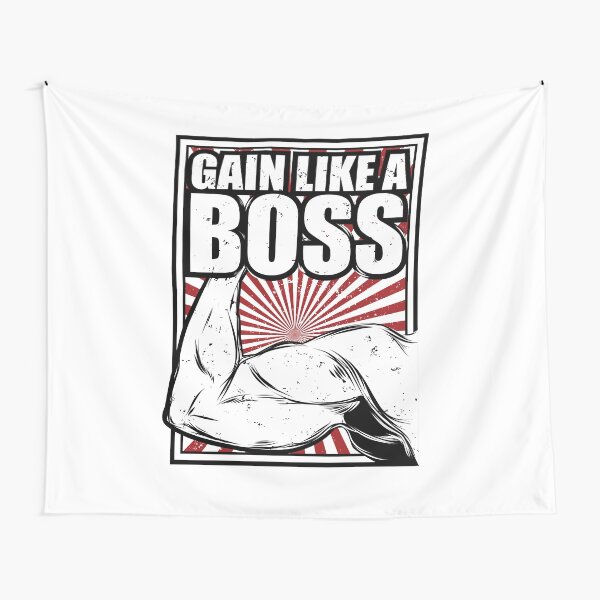 Boss Muscle Bodybuilder Tapestry