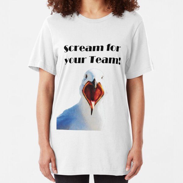 Scream for you team Slim Fit T-Shirt