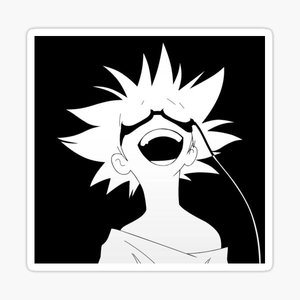 Black and White Ed Sticker