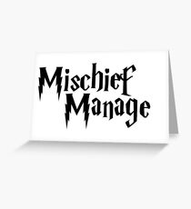 Mischief Greeting Card