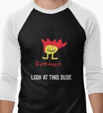 fireman jerma Men's Baseball ¾ T-Shirt