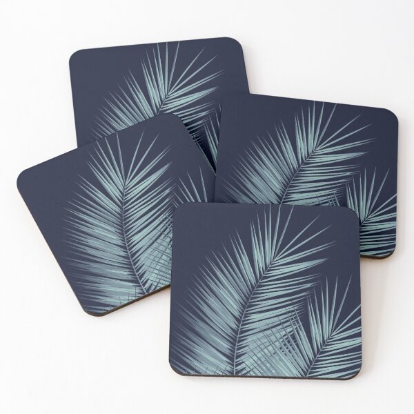 Item preview, Navy Blue Palm Leaves Dream - Cali Summer Vibes #1 #tropical #decor #art  designed and sold by Anita's & Bella's Art.