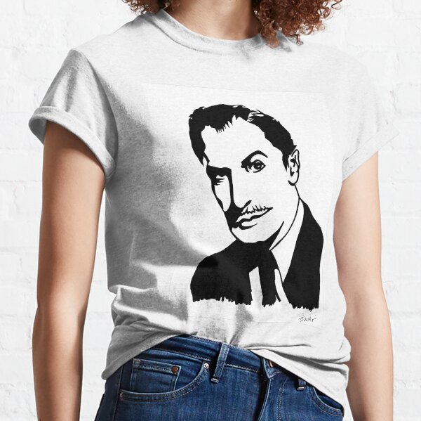 Vincent Price, master of horror, portrait signed by the artist Classic T-Shirt