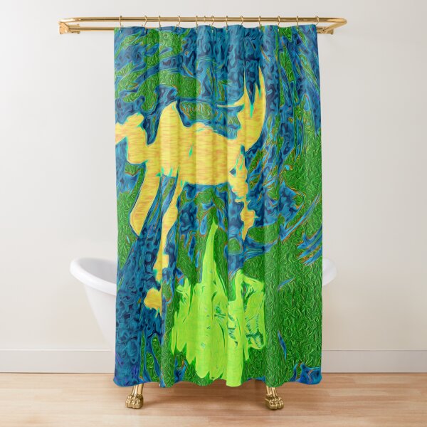 Sprīdītis meklē suni | Little Tom Thumb is searching for a dog Shower Curtain