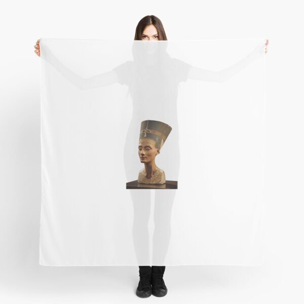 Ancient Egyptian Artifact, young adult, head, people, adult, sculpture, portrait, veil, art, museum, real people, color image, copy space, classical style, clothing, adults only, youth culture Scarf