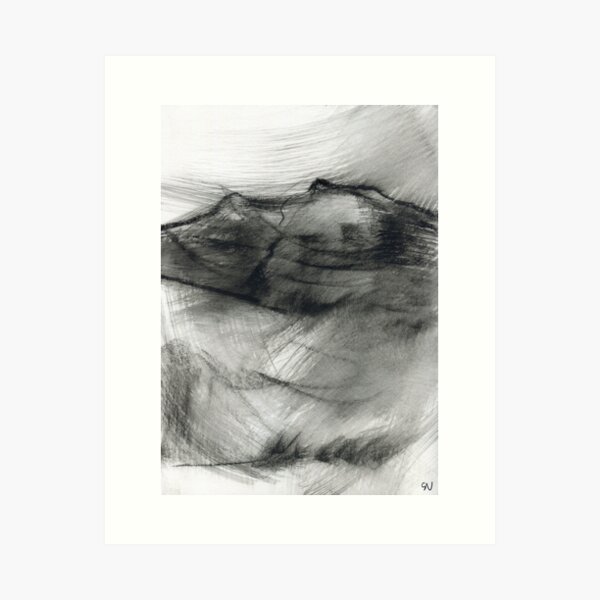Mam Tor II - Derbyshire Peak District Landscape Art Print