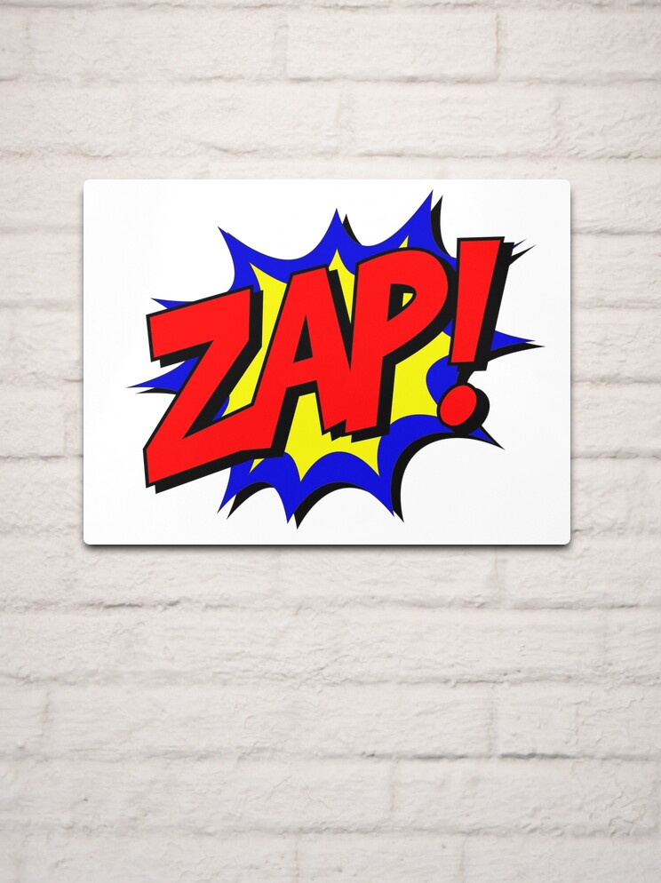 Comics - Zap&quot; Metal Print for Sale by panophobia | Redbubble