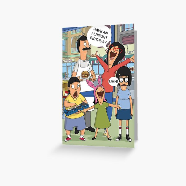 Belcher Birthday Card Greeting Card