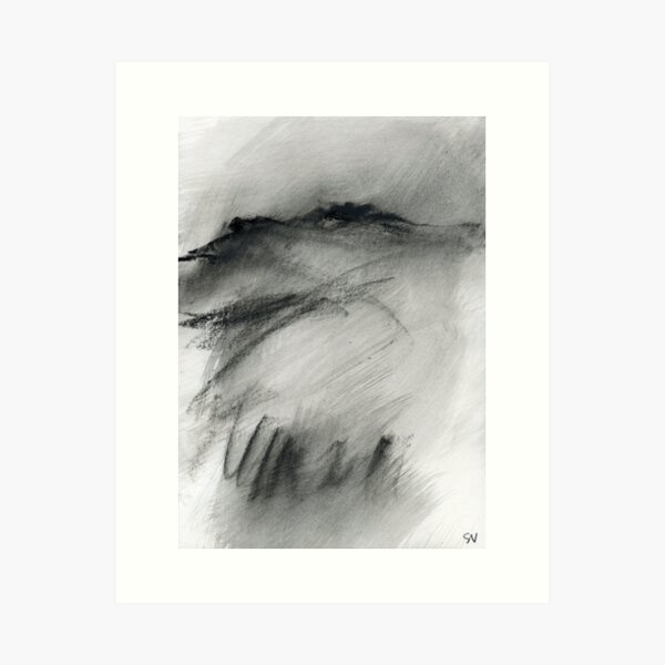 White Tor, Derwent Edge - Peak District Derbyshire Landscape Art Print