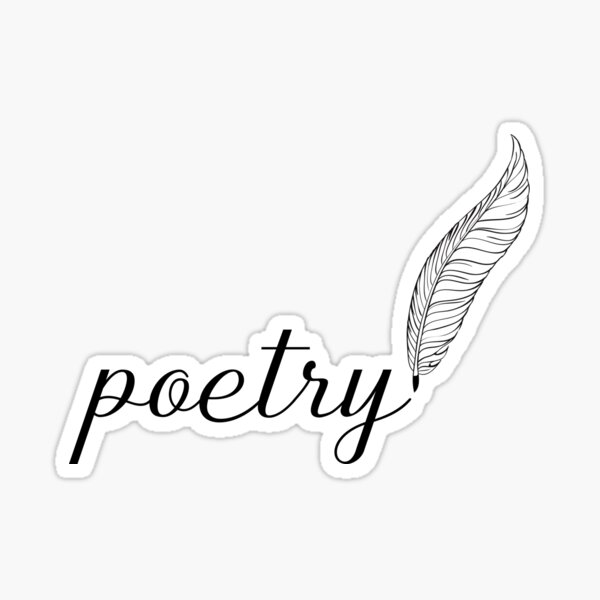 Item preview, Poetry Feather Lyric Calligraphy Ink Art Poem Gift designed and sold by Style4You24.