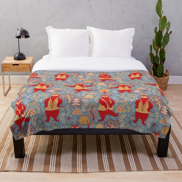 Item preview, Baile de osos con aves en un bosque de hadas. Arte popular. designed and sold by Skaska.