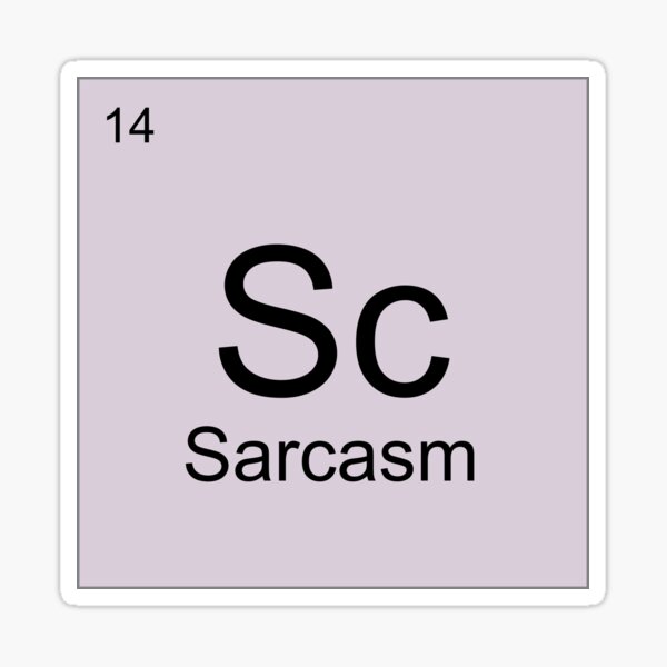 Sarcasm  Sticker
