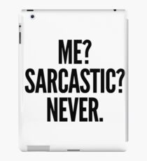 SARCASTIC iPad Case/Skin