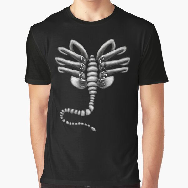 Free hugs! (Alien / Face Hugger) Graphic T-Shirt