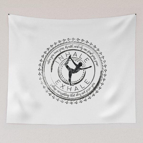 Item preview, Inhale. Exhale. Yoga. Breath. Namaste. Asana designed and sold by bickhofe.