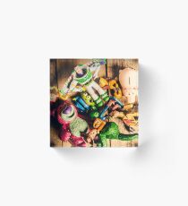 Childhood collectibles Acrylic Block