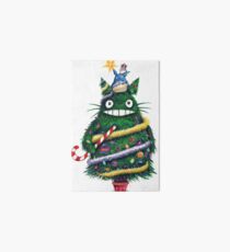 Totoro as Christmas Tree Art Board
