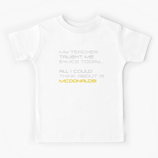 Mc Cafe Kids T Shirt By Millidaux Redbubble - roblox mcdonalds t shirt