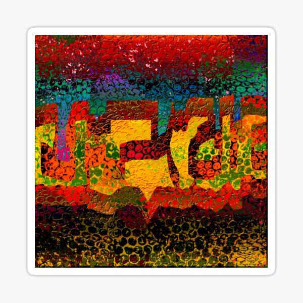 1732 Abstract Thought Sticker