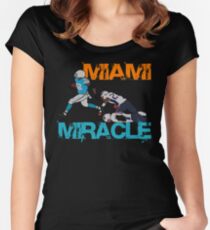 Miami Miracle T-shirt for Dolphins fans to cherish forever Women's Fitted Scoop T-Shirt
