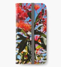 Flowering Gum Sky- Outrageous Orange iPhone Wallet/Case/Skin