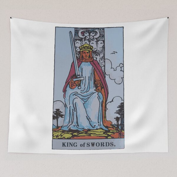 Item preview, King of Swords - A Tarot Print designed and sold by Annalee Beer.