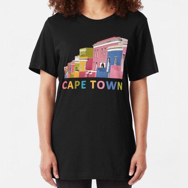 Bo-Kaap, Cape Town Slim Fit T-Shirt