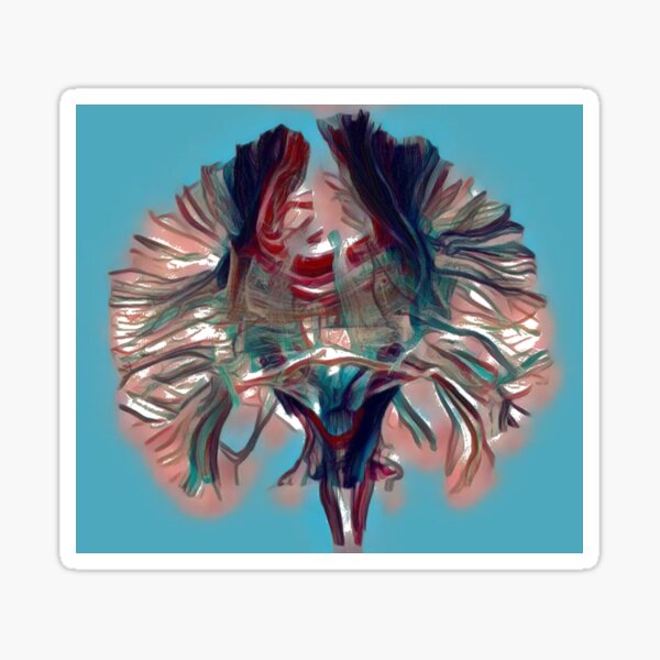 Brain Metaphisics Effect Sticker