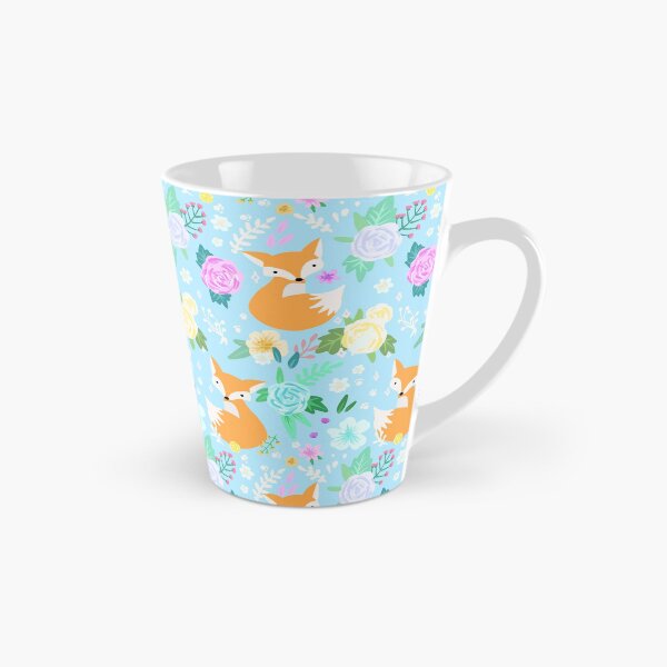 Item preview, Pastel Fox floral pattern  designed and sold by artbybee7.