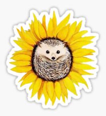 Happy Hedgehog Sticker