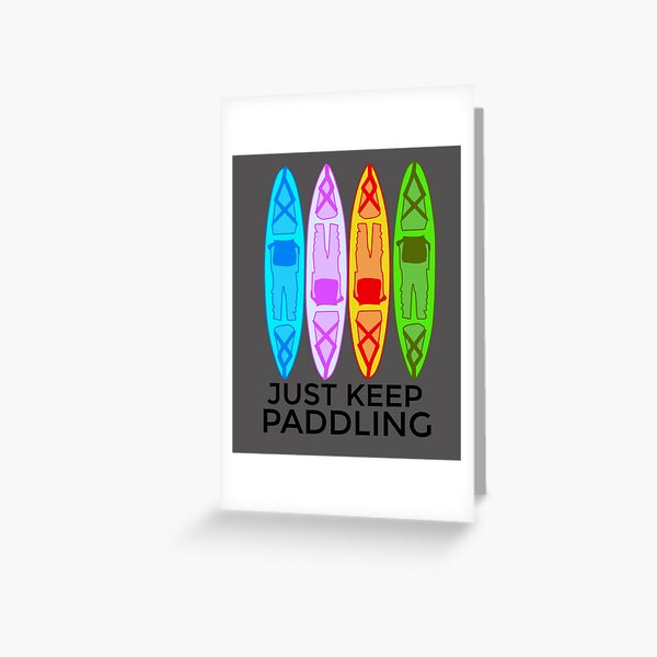Kayak Greeting Cards Redbubble