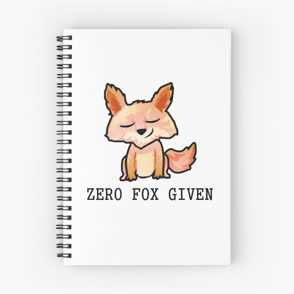 Item preview, I Give Zero Fox designed and sold by SillyShirtsLOL.