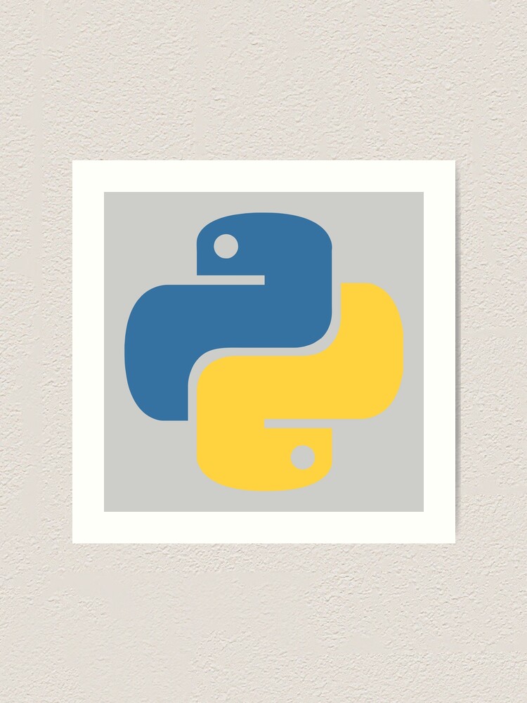 "Python Logo" Art Print by samuelfaulan | Redbubble