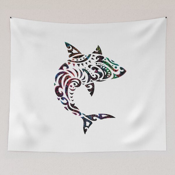 Item preview, Tribal Shark designed and sold by Monkey's Shop.