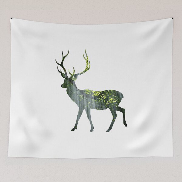 Item preview, Deer forest hunter Waidmann hunting buck deer wild designed and sold by titanosdesign.