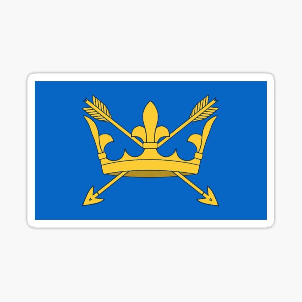 Item preview, Suffolk county flag sticker designed and sold by Lingo Shop.
