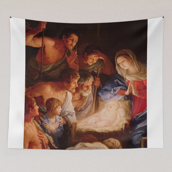Artikelvorschau, Anbetung der Hirten - Weihnachten entworfen und verkauft von The Great  Art.