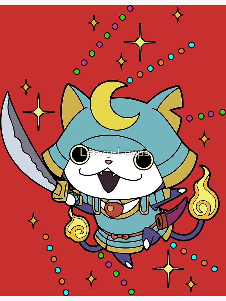 Yo-Kai Watch Stickers Yokai Watch Postcard by Amanomoon