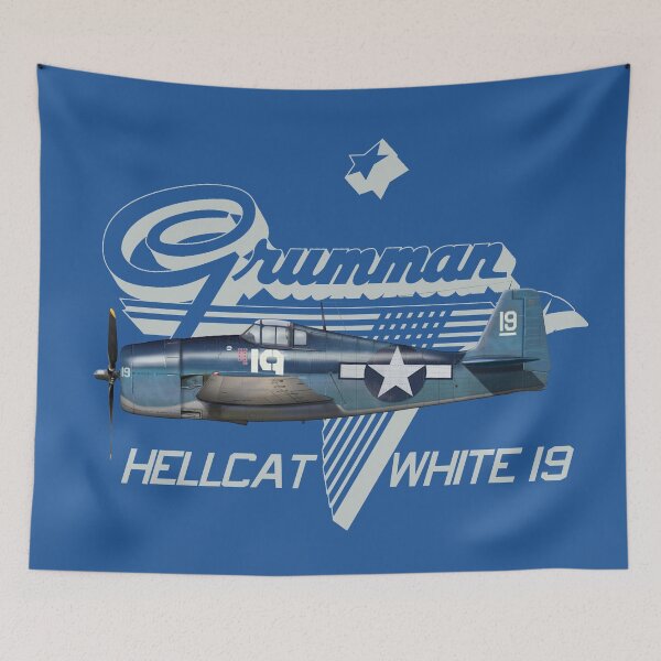 Item preview, Grumman Hellcat F6F 'White 19' designed and sold by Spyinthesky.