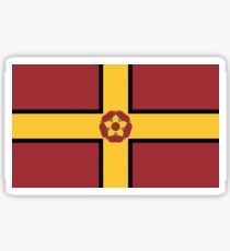 Northamptonshire county flag sticker Sticker