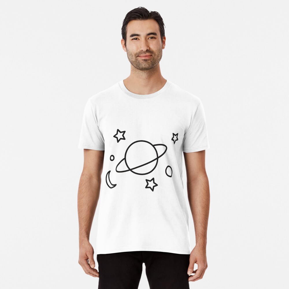 Saturn T-shirt Planet T-shirt Aesthetic Clothing Aesthetic 