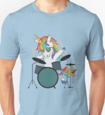 Schlagzeuger Einhorn Unisex T-Shirt