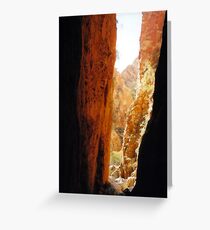Golden Standley Chasm Greeting Card