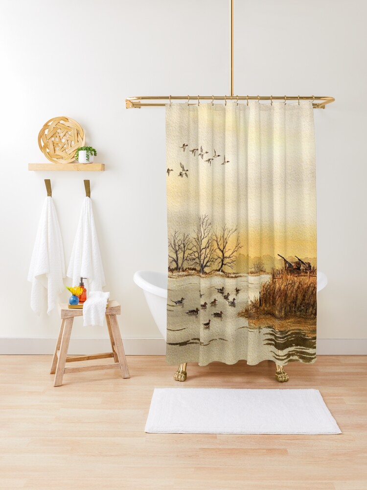 Duck Hunting Shower Curtain