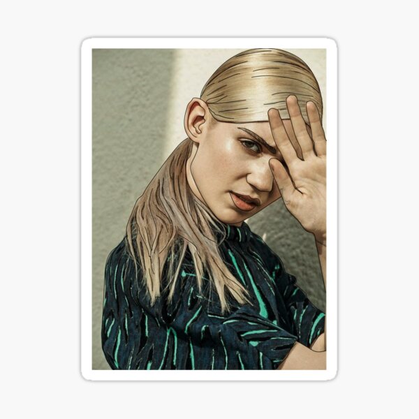 Grimes Sticker For Sale By Chickenugget Redbubble